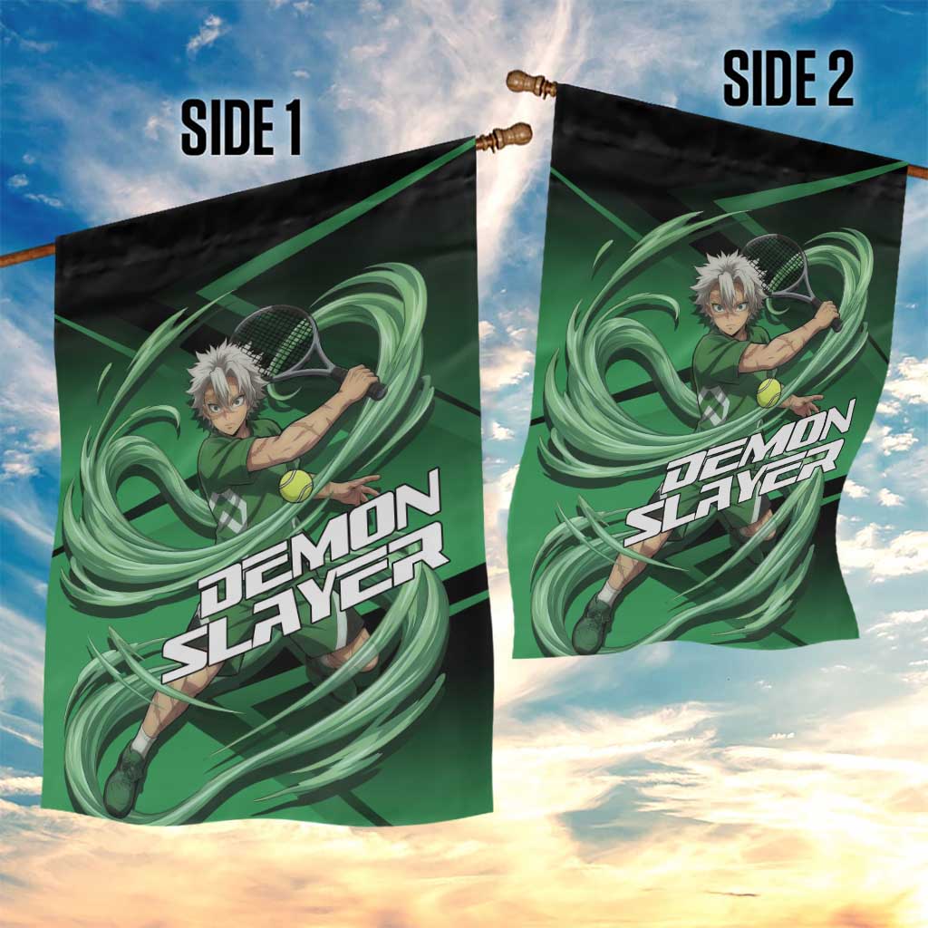 Sanemi Shinazugawa Wind Rally Garden Flag Sporty Anime Mashup Style