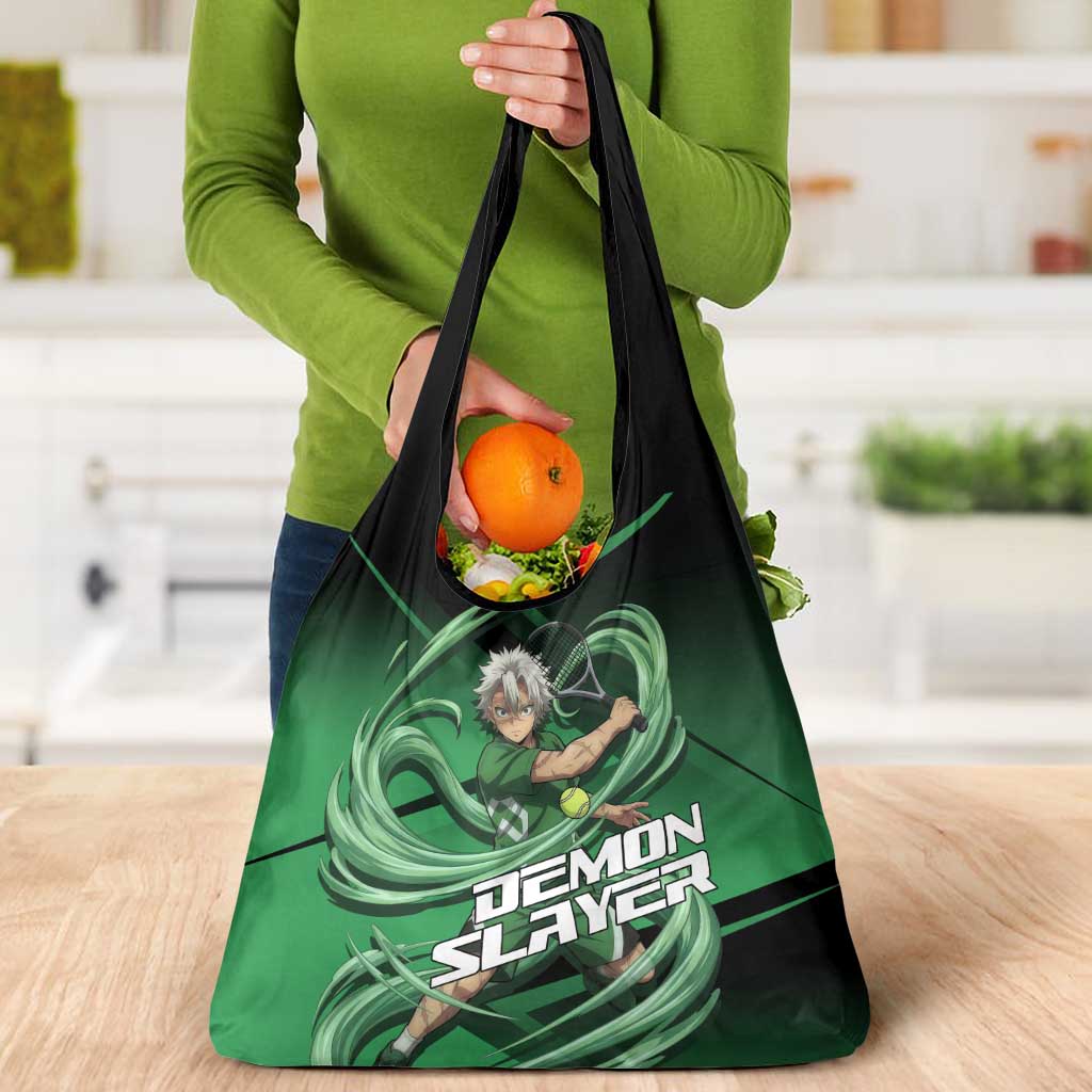 Sanemi Shinazugawa Wind Rally Grocery Bag Sporty Anime Mashup Style