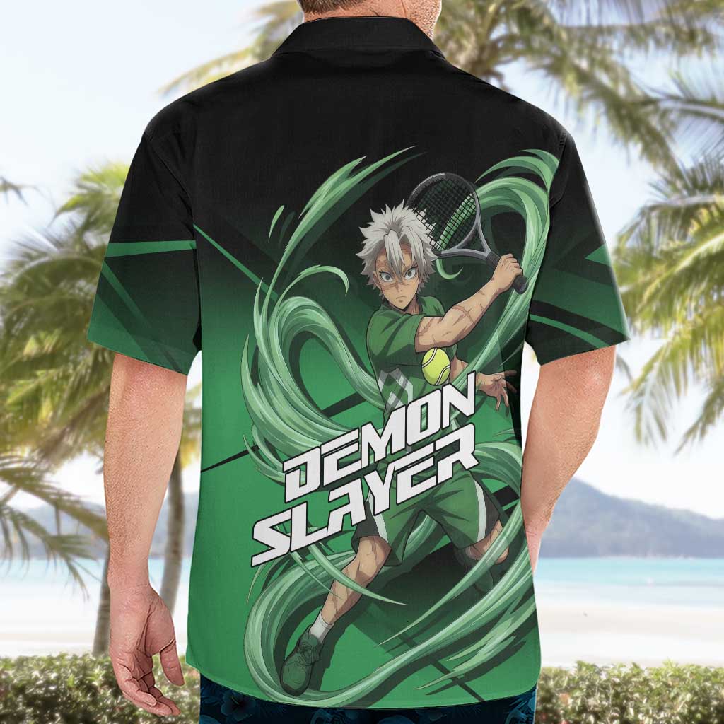 Sanemi Shinazugawa Wind Rally Hawaiian Shirt Sporty Anime Mashup Style