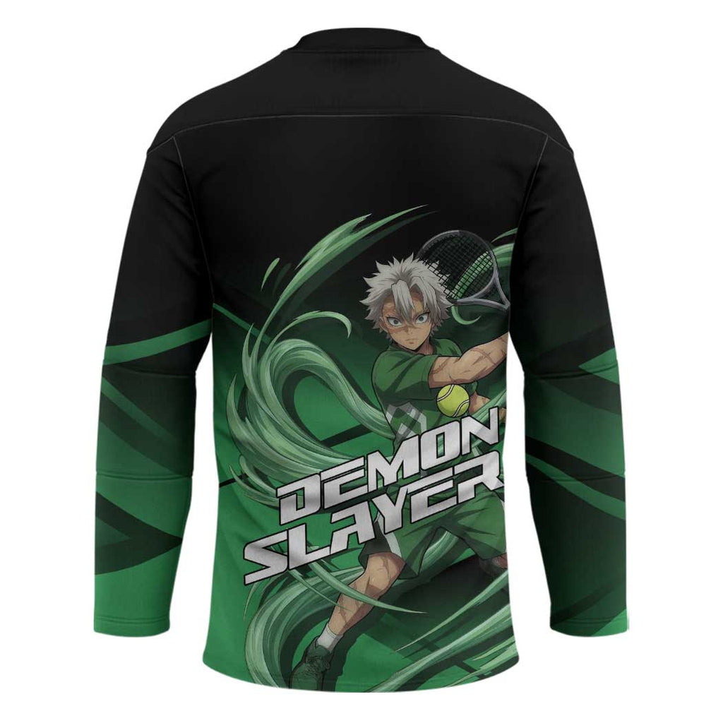 Sanemi Shinazugawa Wind Rally Hockey Jersey Sporty Anime Mashup Style