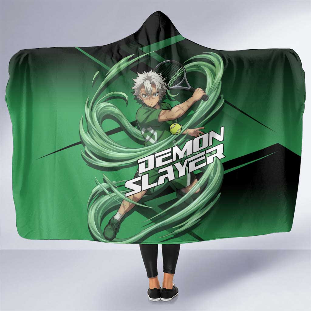 Sanemi Shinazugawa Wind Rally Hooded Blanket Sporty Anime Mashup Style