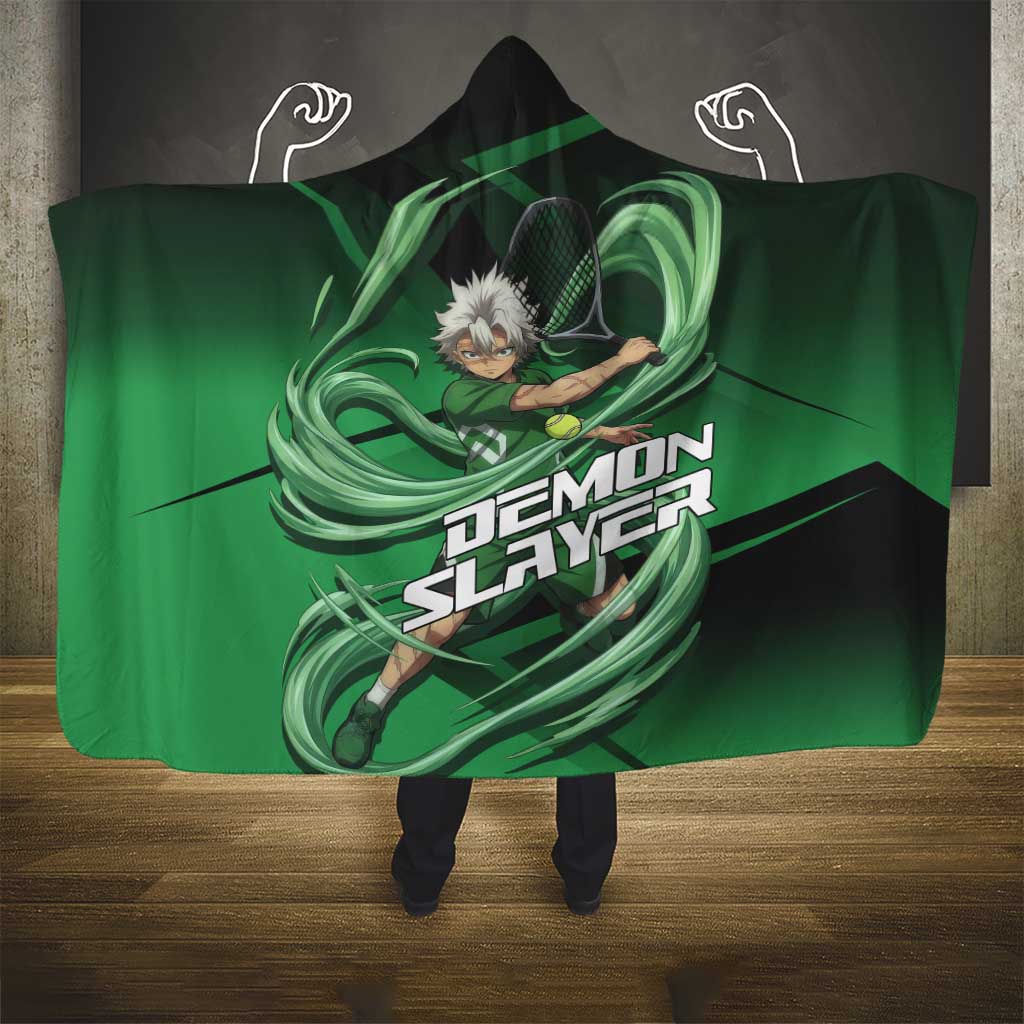 Sanemi Shinazugawa Wind Rally Hooded Blanket Sporty Anime Mashup Style