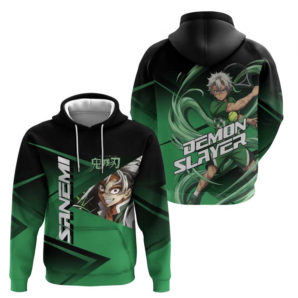 Sanemi Shinazugawa Wind Rally Hoodie Sporty Anime Mashup Style