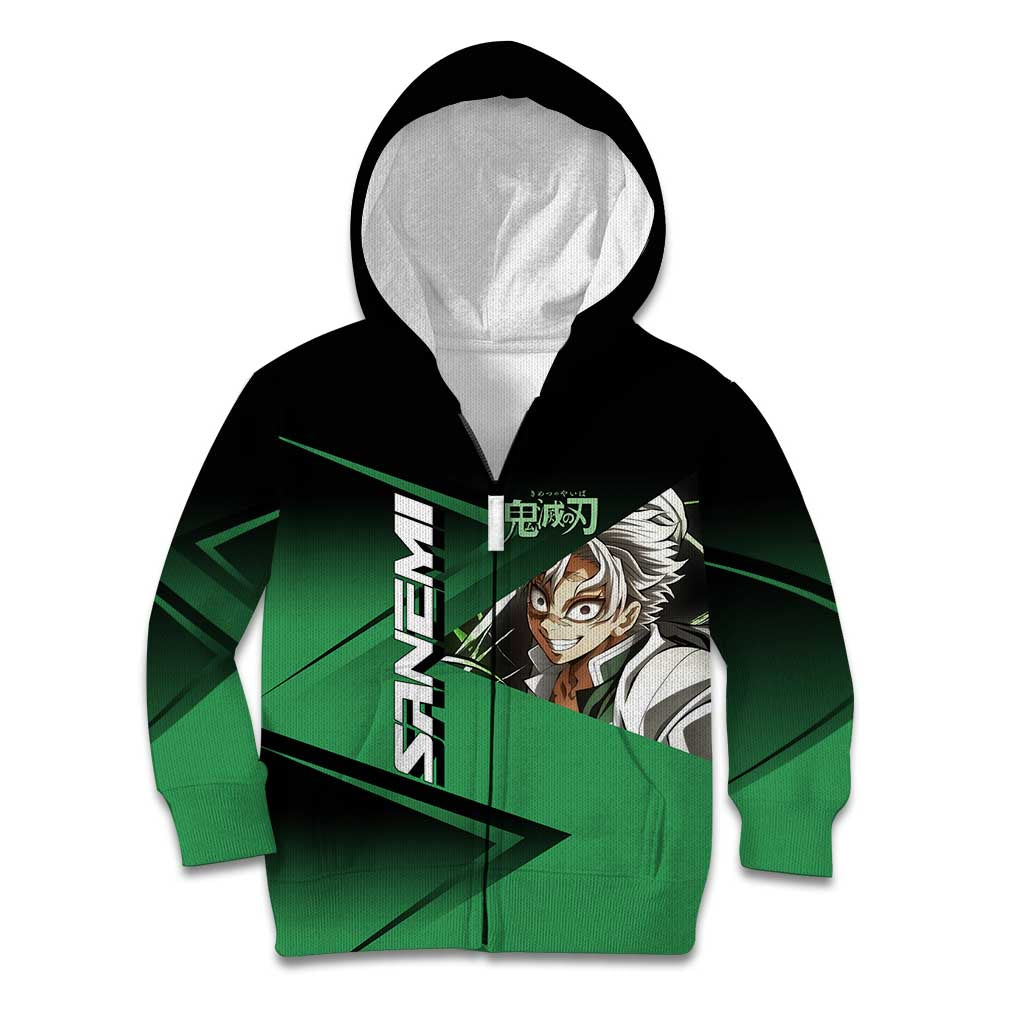 Sanemi Shinazugawa Wind Rally Kid Hoodie Sporty Anime Mashup Style