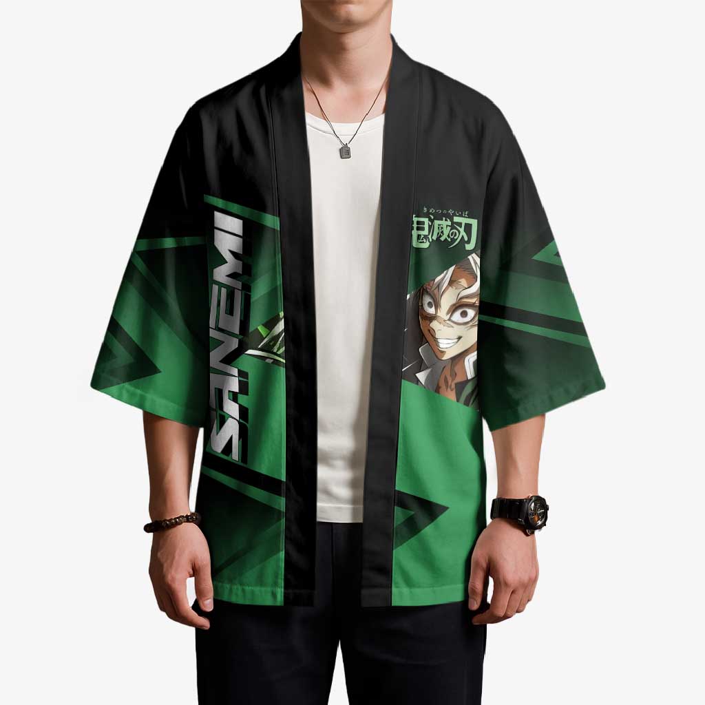 Sanemi Shinazugawa Wind Rally Kimono Sporty Anime Mashup Style