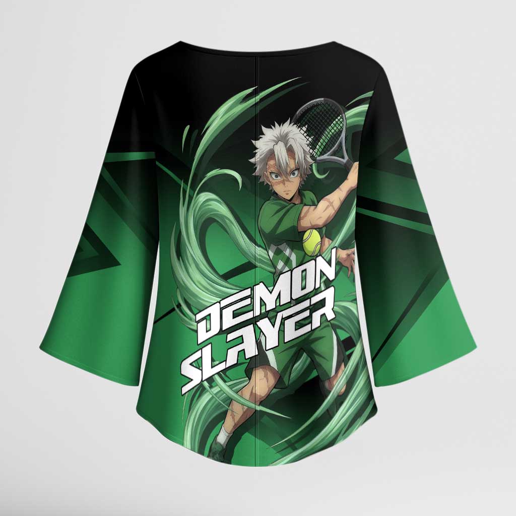 Sanemi Shinazugawa Wind Rally Kimono Sleeve Blouse Sporty Anime Mashup Style