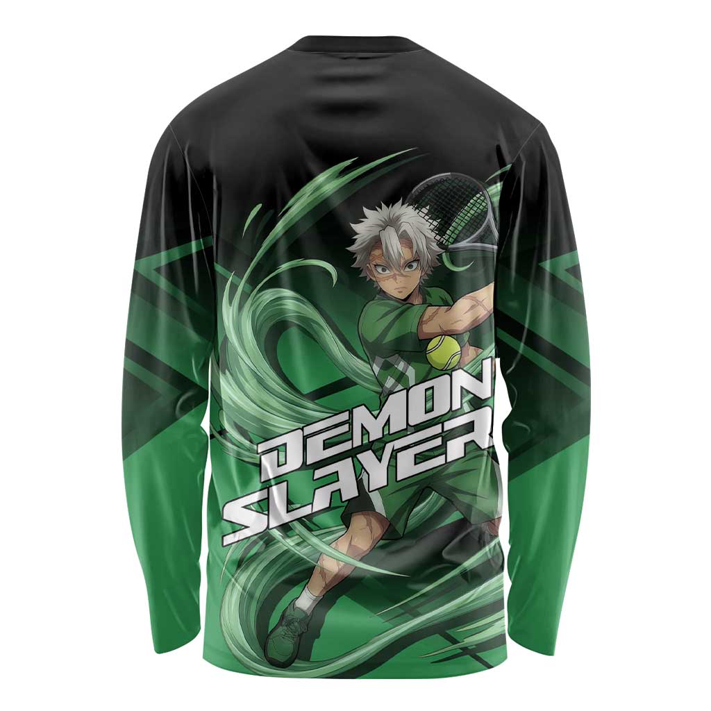 Sanemi Shinazugawa Wind Rally Long Sleeve Shirt Sporty Anime Mashup Style