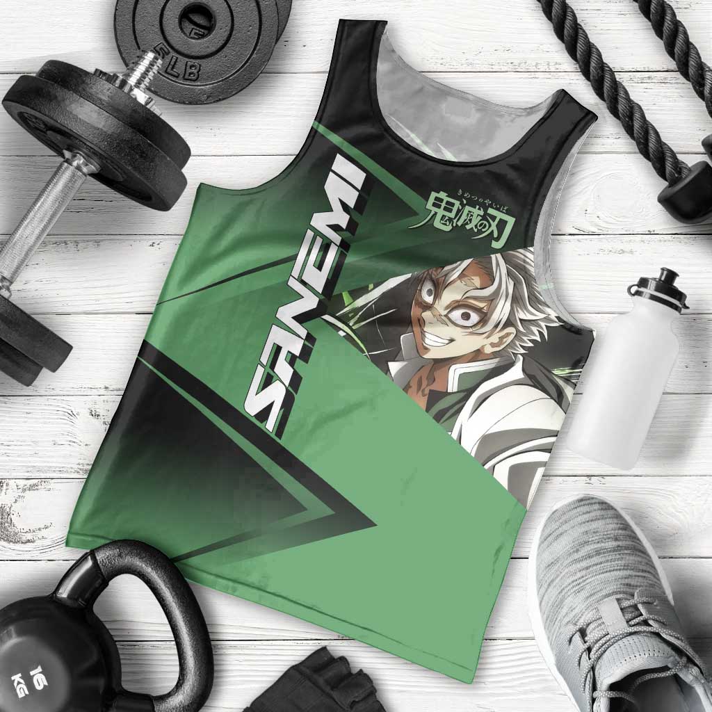 Sanemi Shinazugawa Wind Rally Men Tank Top Sporty Anime Mashup Style