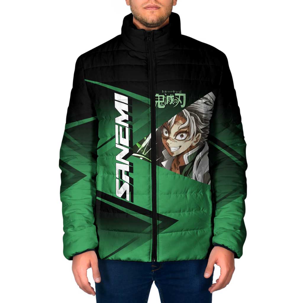 Sanemi Shinazugawa Wind Rally Padded Jacket Sporty Anime Mashup Style