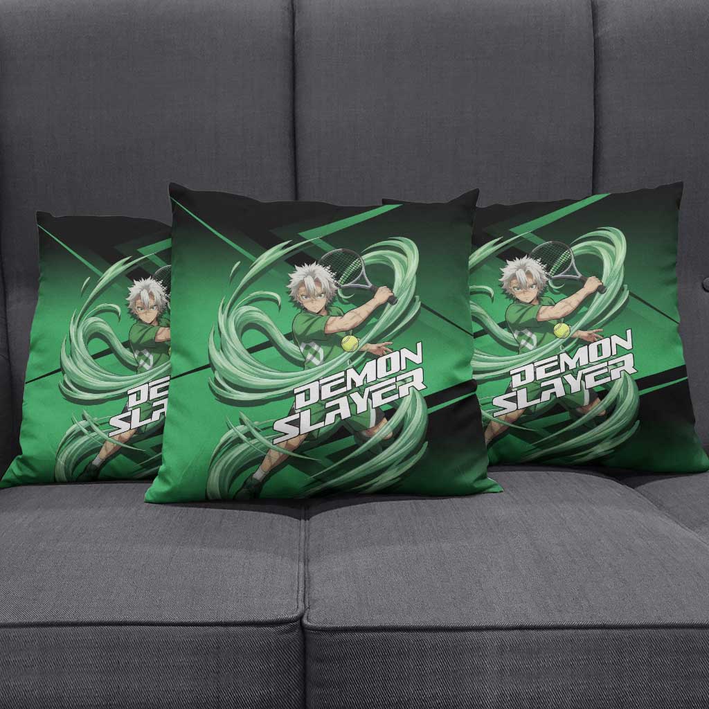 Sanemi Shinazugawa Wind Rally Pillow Cover Sporty Anime Mashup Style