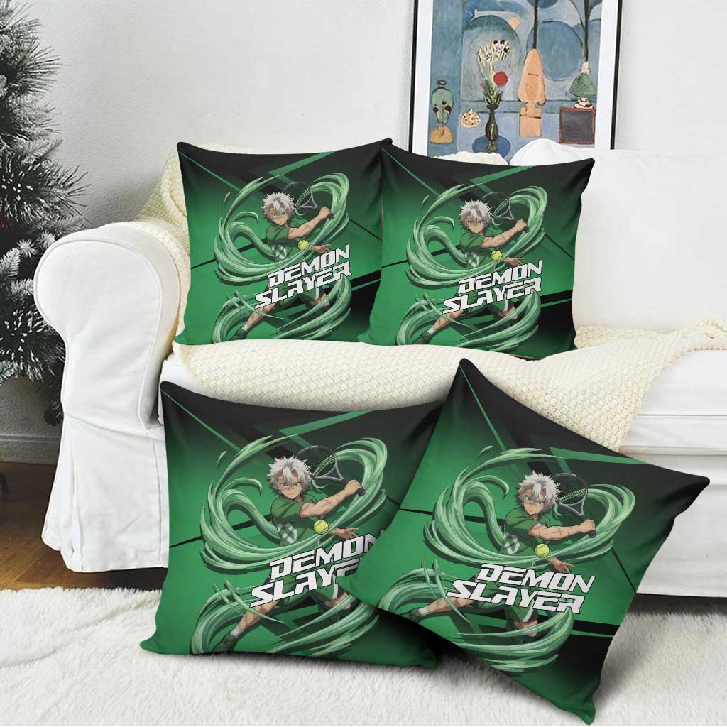Sanemi Shinazugawa Wind Rally Pillow Cover Sporty Anime Mashup Style