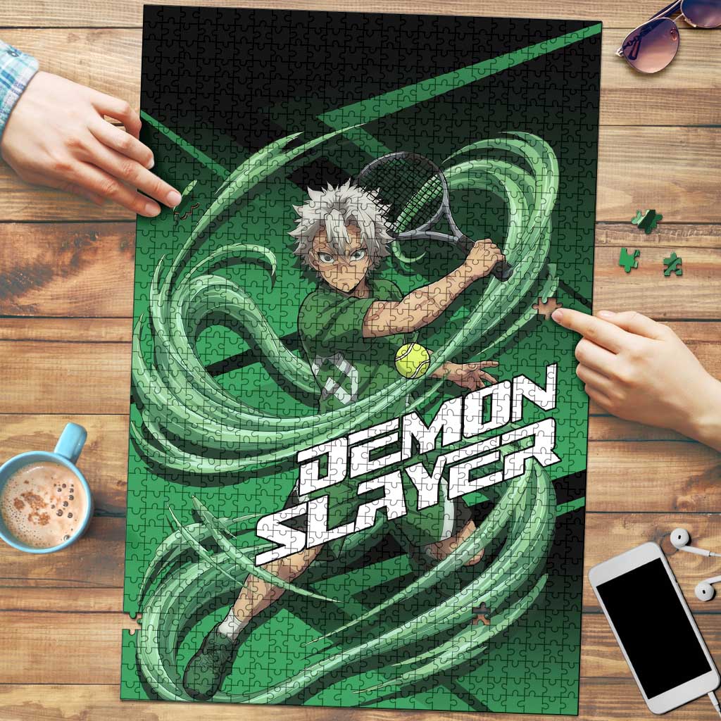 Sanemi Shinazugawa Wind Rally Puzzle Sporty Anime Mashup Style