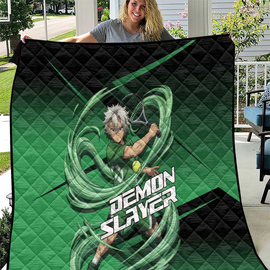 Sanemi Shinazugawa Wind Rally Quilt Sporty Anime Mashup Style