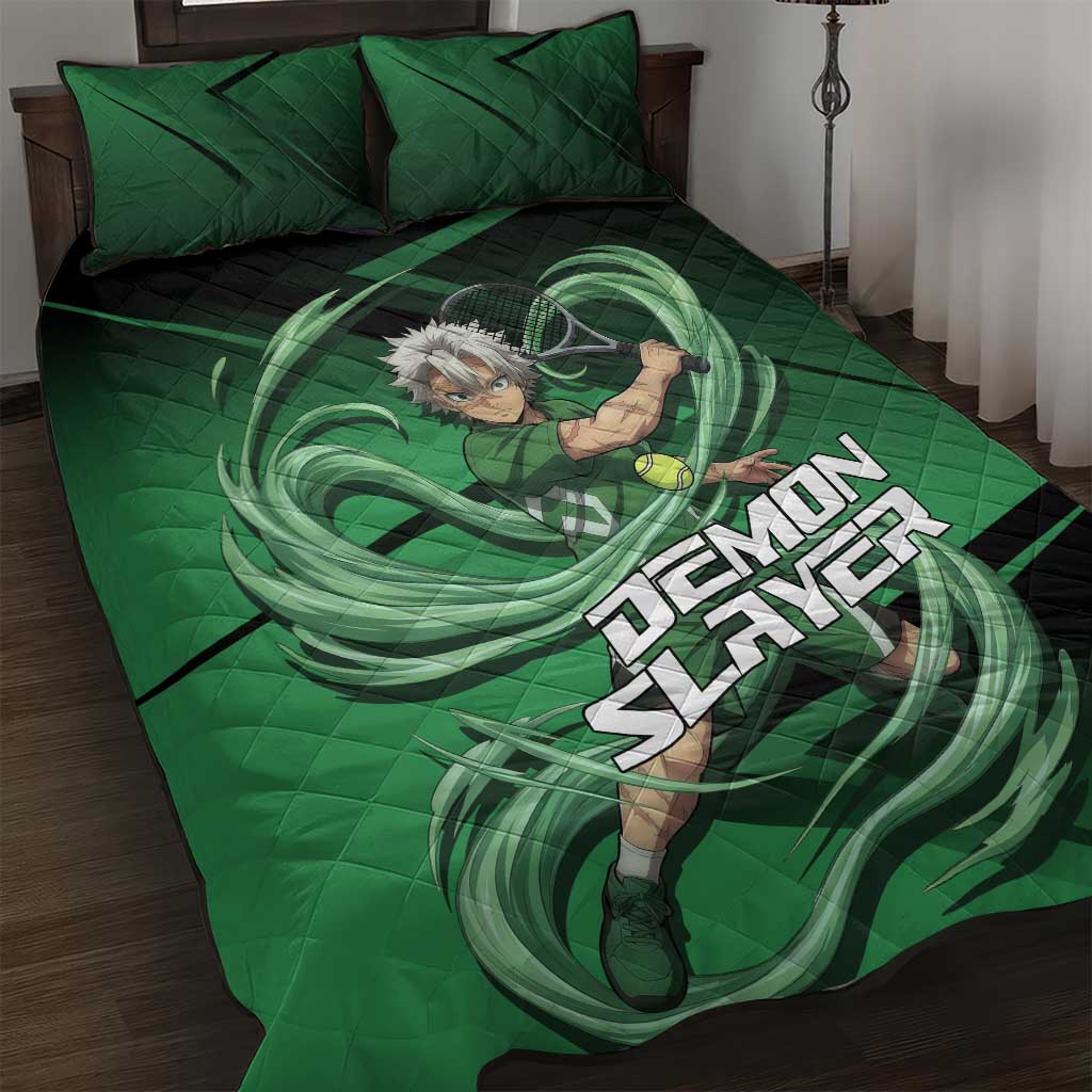 Sanemi Shinazugawa Wind Rally Quilt Bed Set Sporty Anime Mashup Style