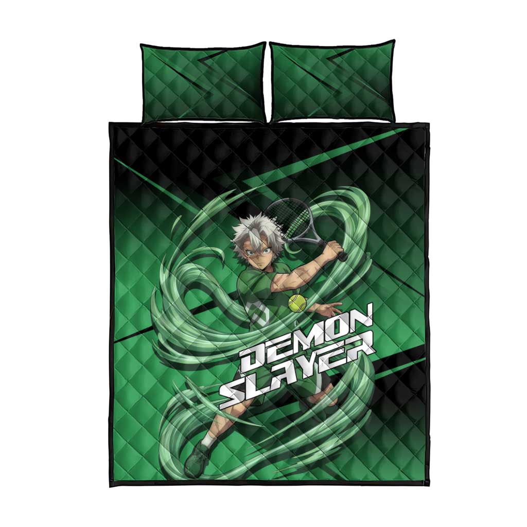 Sanemi Shinazugawa Wind Rally Quilt Bed Set Sporty Anime Mashup Style