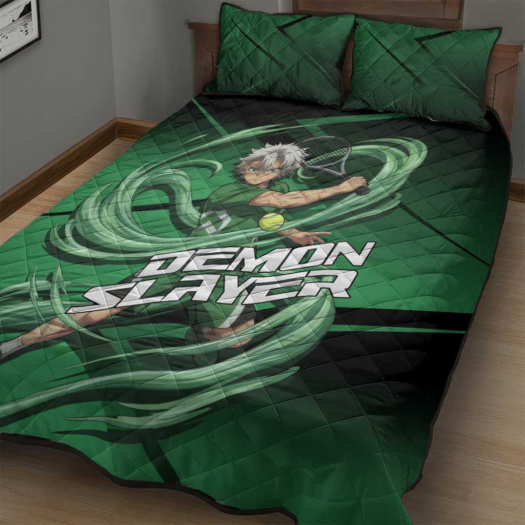 Sanemi Shinazugawa Wind Rally Quilt Bed Set Sporty Anime Mashup Style