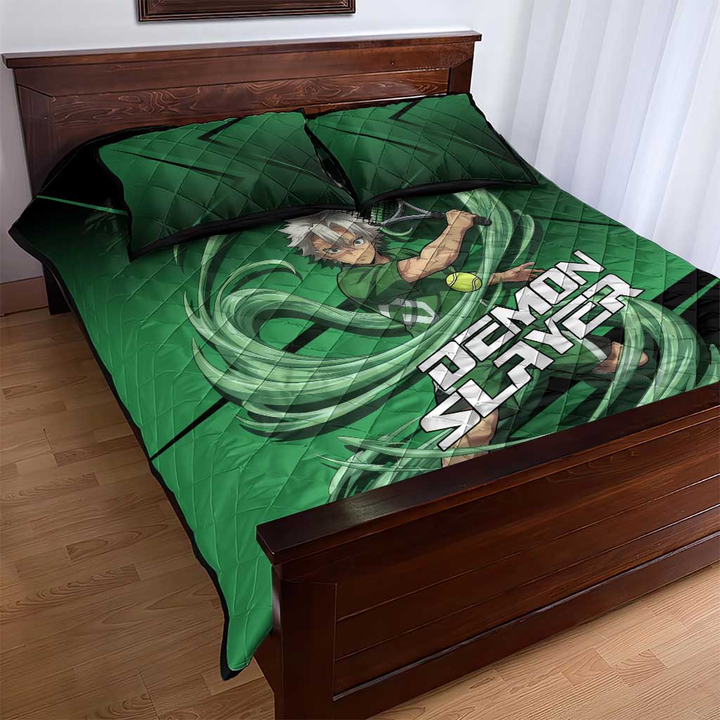 Sanemi Shinazugawa Wind Rally Quilt Bed Set Sporty Anime Mashup Style