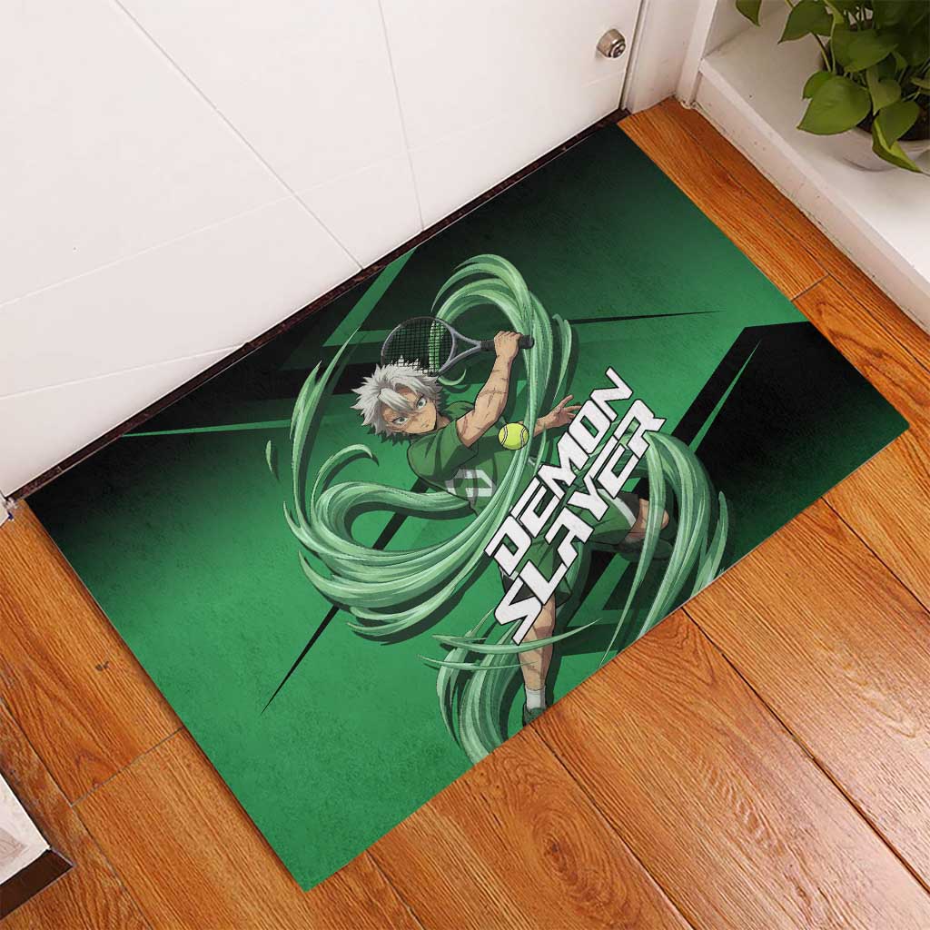 Sanemi Shinazugawa Wind Rally Rubber Doormat Sporty Anime Mashup Style
