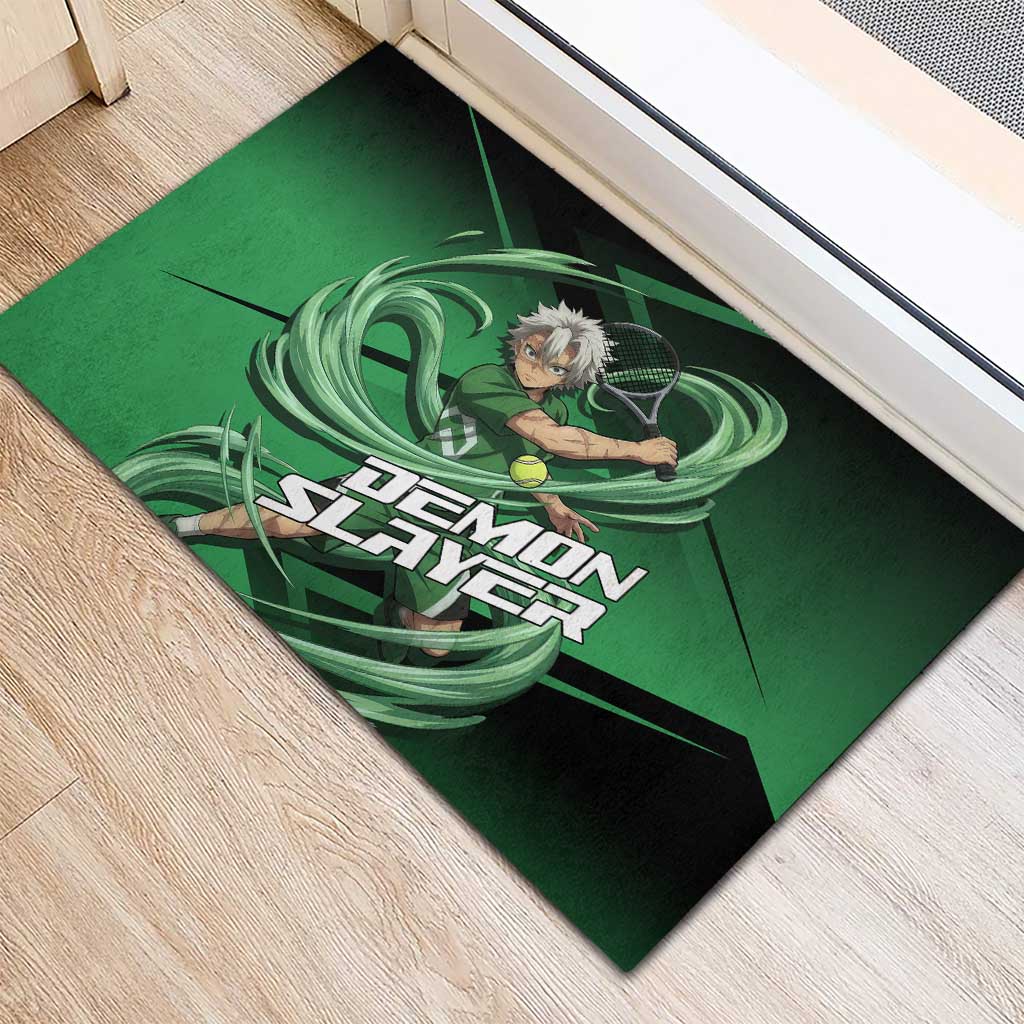 Sanemi Shinazugawa Wind Rally Rubber Doormat Sporty Anime Mashup Style