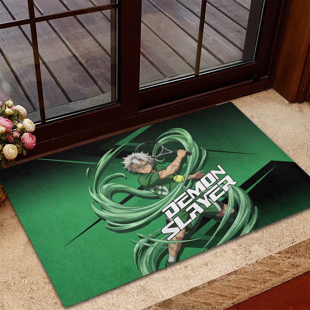 Sanemi Shinazugawa Wind Rally Rubber Doormat Sporty Anime Mashup Style