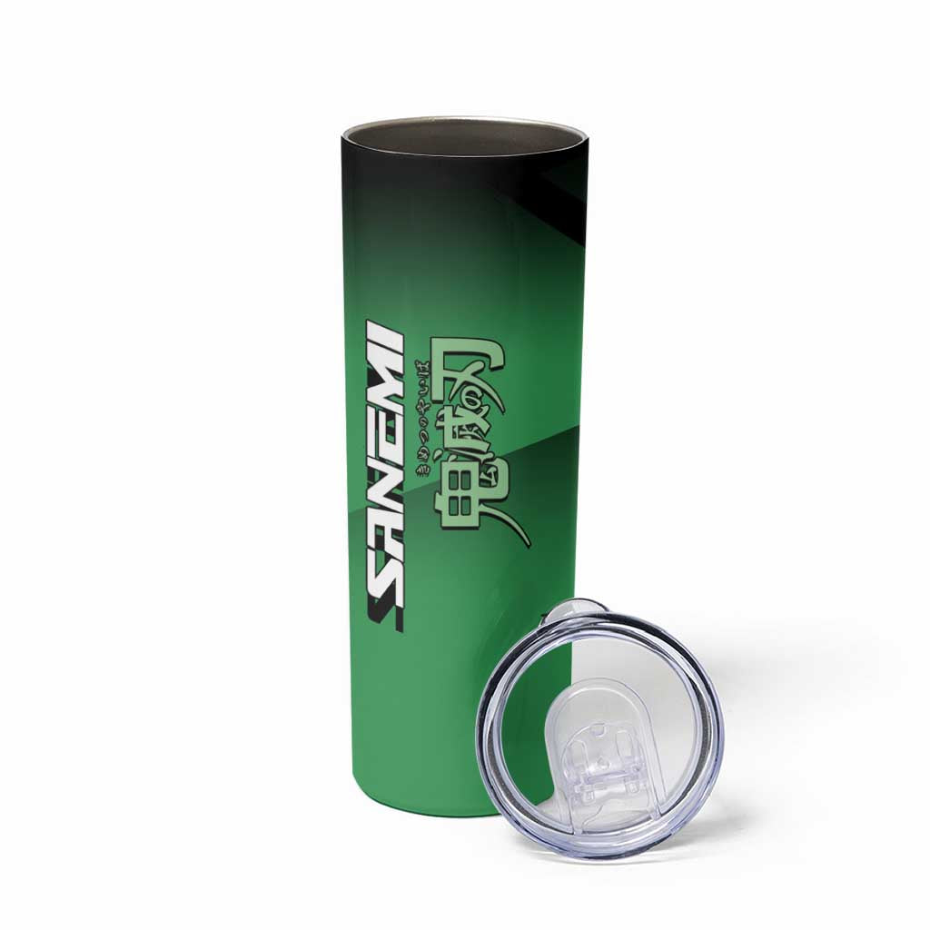Sanemi Shinazugawa Wind Rally Skinny Tumbler Sporty Anime Mashup Style