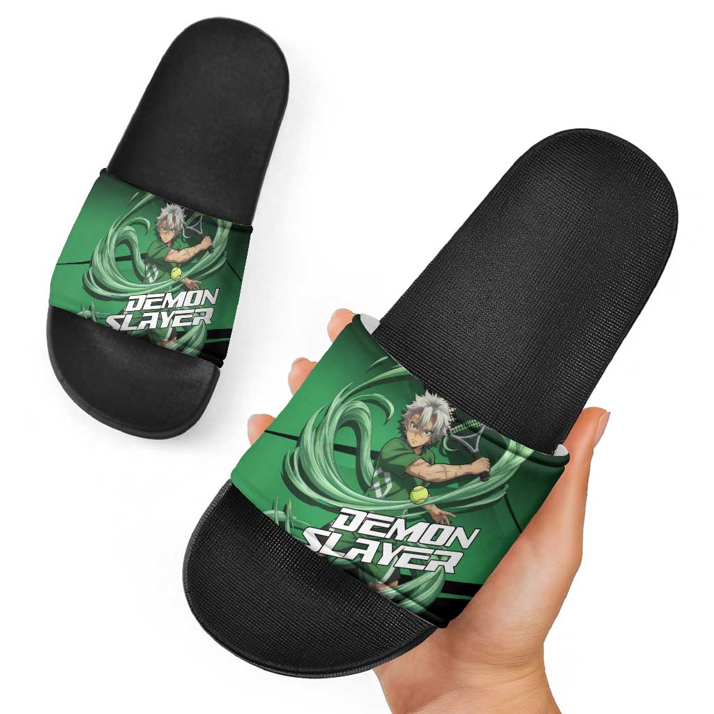 Sanemi Shinazugawa Wind Rally Slide Sandals Sporty Anime Mashup Style