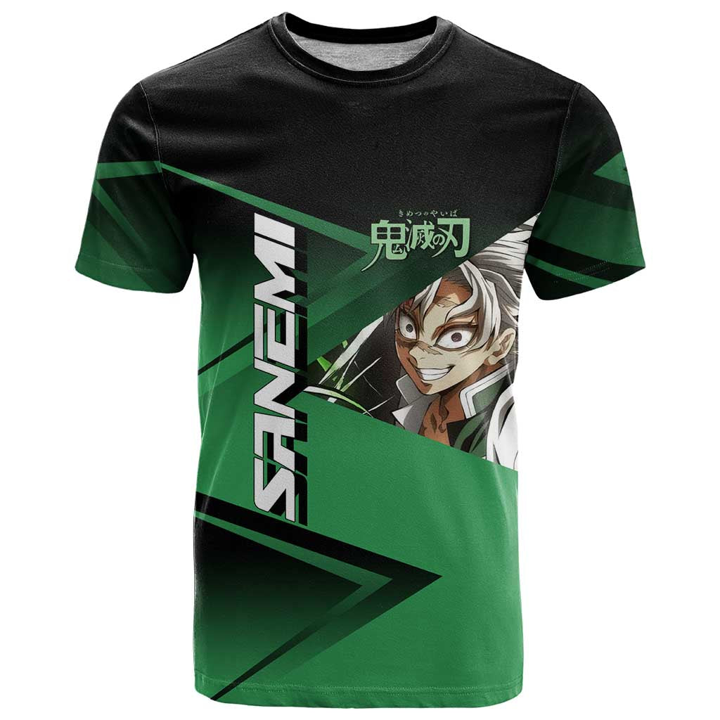 Sanemi Shinazugawa Wind Rally T Shirt Sporty Anime Mashup Style