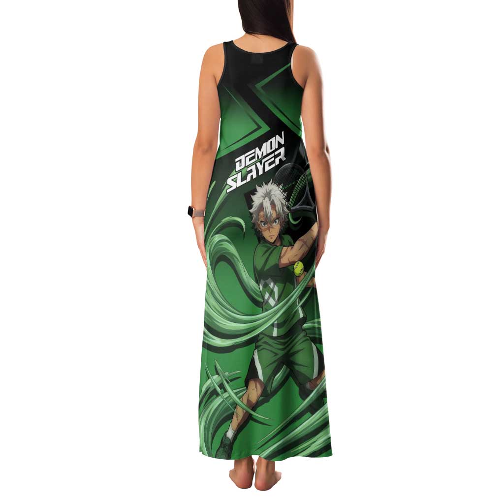 Sanemi Shinazugawa Wind Rally Tank Maxi Dress Sporty Anime Mashup Style