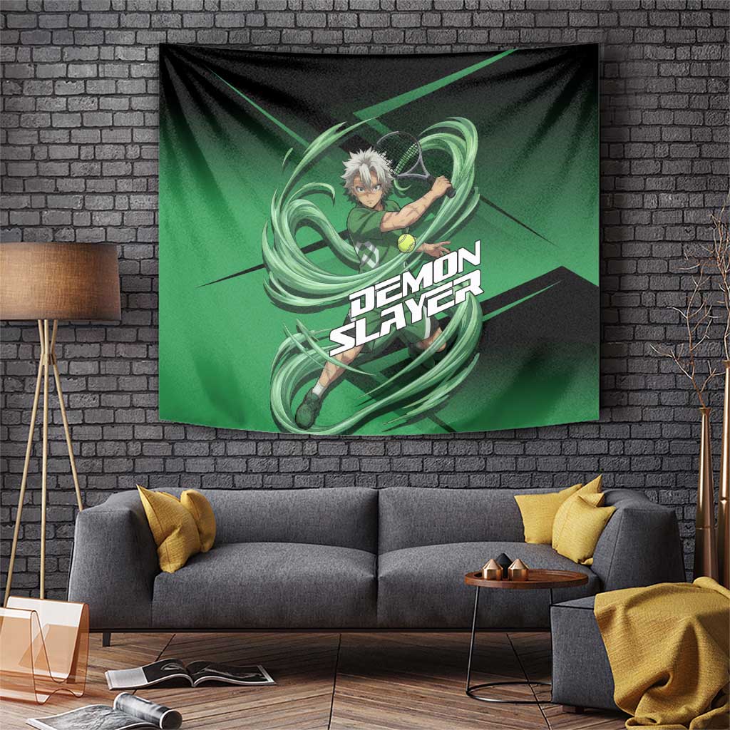 Sanemi Shinazugawa Wind Rally Tapestry Sporty Anime Mashup Style