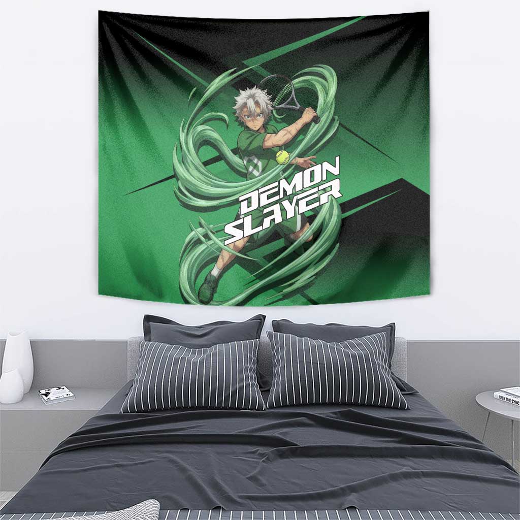Sanemi Shinazugawa Wind Rally Tapestry Sporty Anime Mashup Style