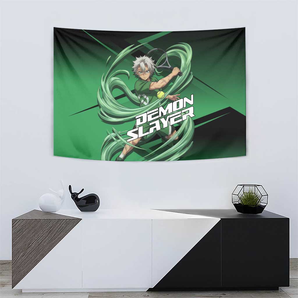 Sanemi Shinazugawa Wind Rally Tapestry Sporty Anime Mashup Style