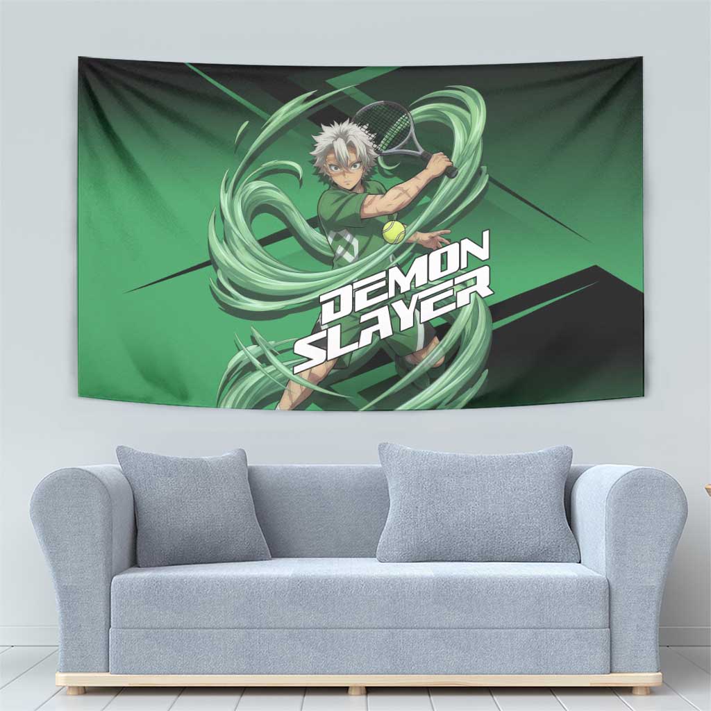 Sanemi Shinazugawa Wind Rally Tapestry Sporty Anime Mashup Style