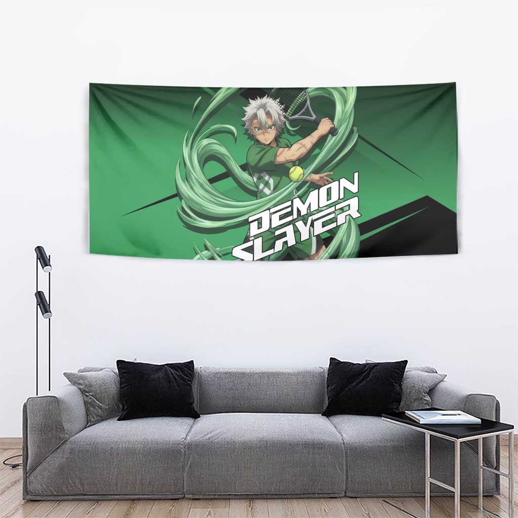 Sanemi Shinazugawa Wind Rally Tapestry Sporty Anime Mashup Style