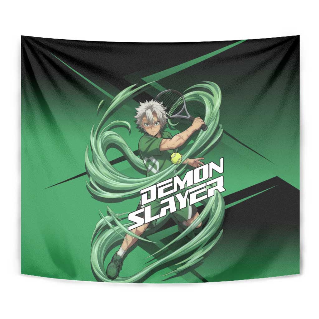 Sanemi Shinazugawa Wind Rally Tapestry Sporty Anime Mashup Style