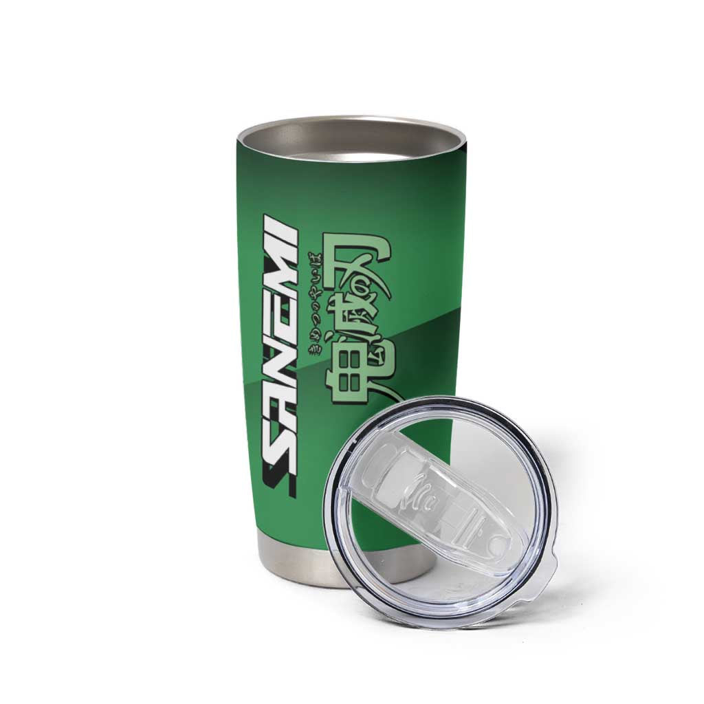 Sanemi Shinazugawa Wind Rally Tumbler Cup Sporty Anime Mashup Style