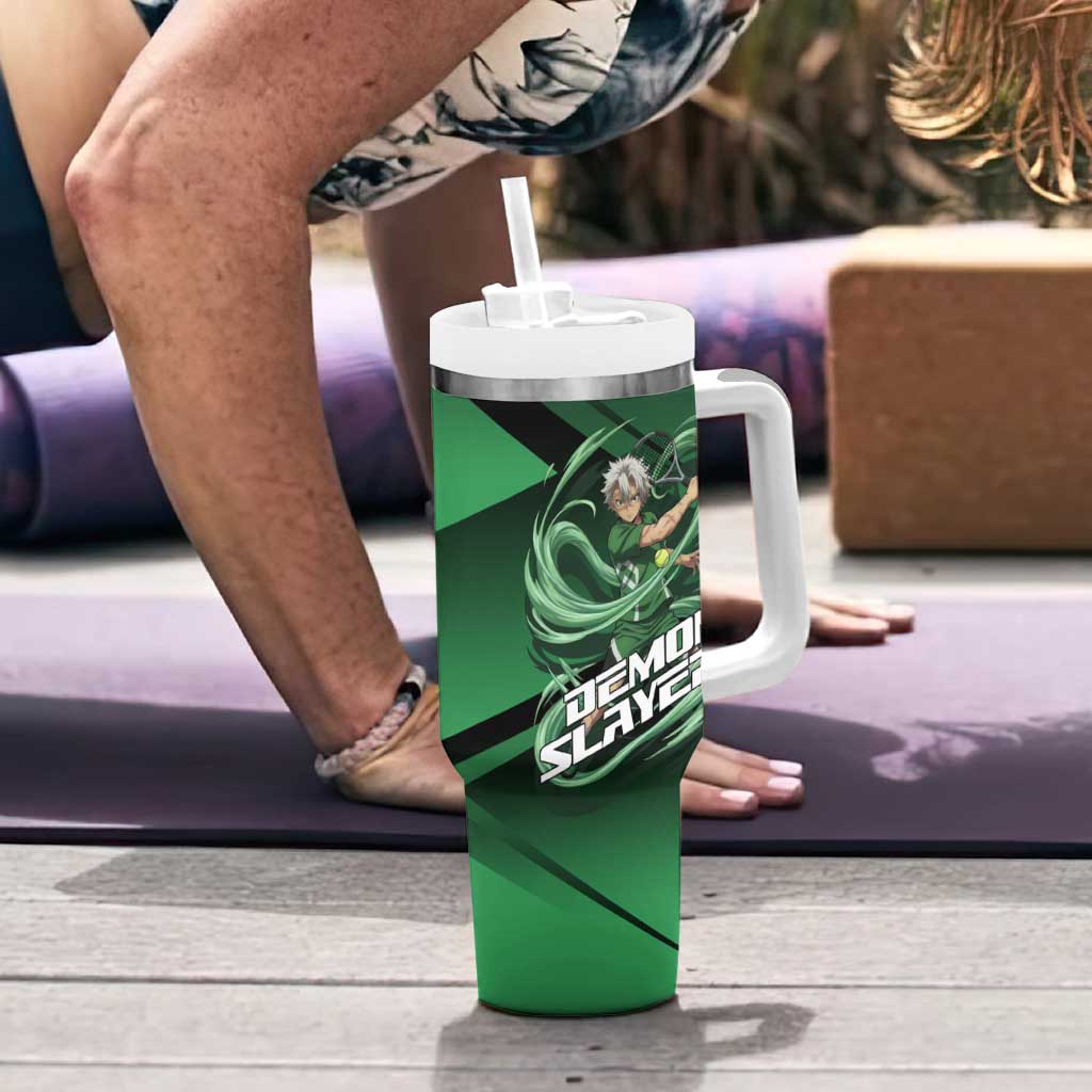 Sanemi Shinazugawa Wind Rally Tumbler With Handle Sporty Anime Mashup Style