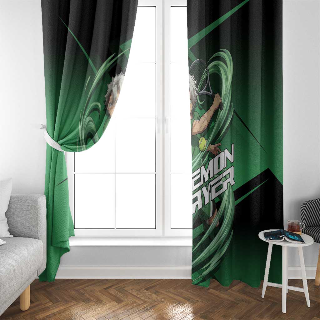 Sanemi Shinazugawa Wind Rally Window Curtain Sporty Anime Mashup Style