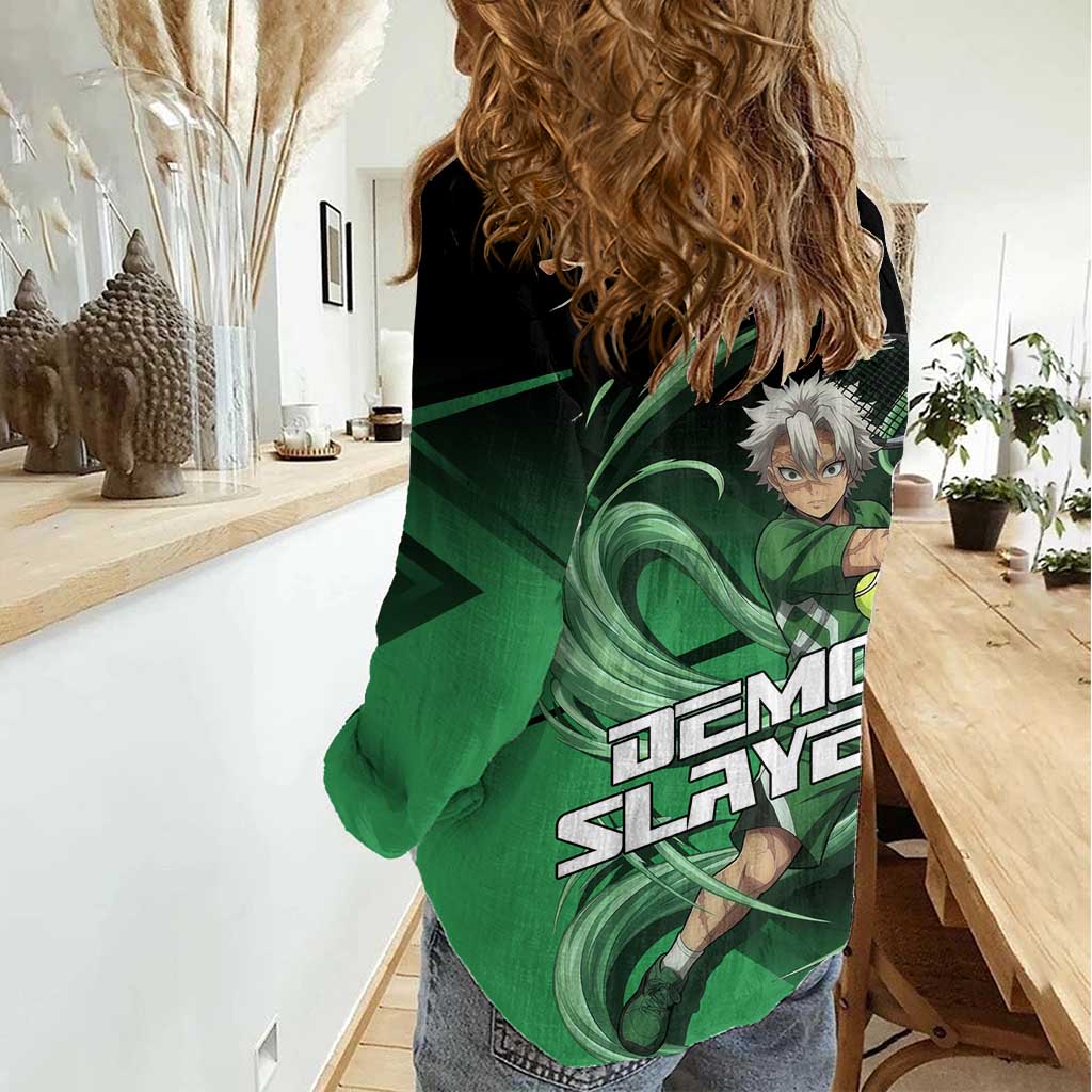 Sanemi Shinazugawa Wind Rally Women Casual Shirt Sporty Anime Mashup Style