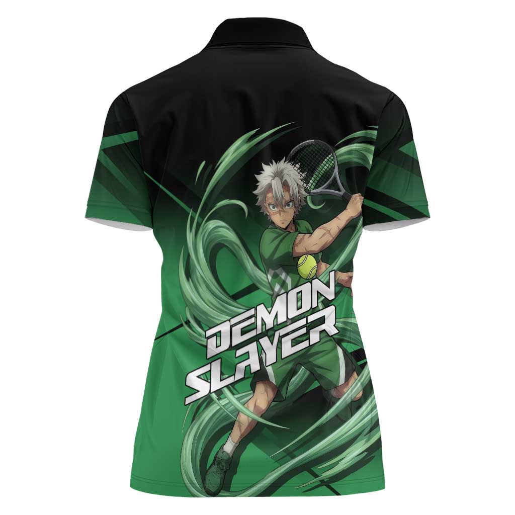 Sanemi Shinazugawa Wind Rally Women Polo Shirt Sporty Anime Mashup Style