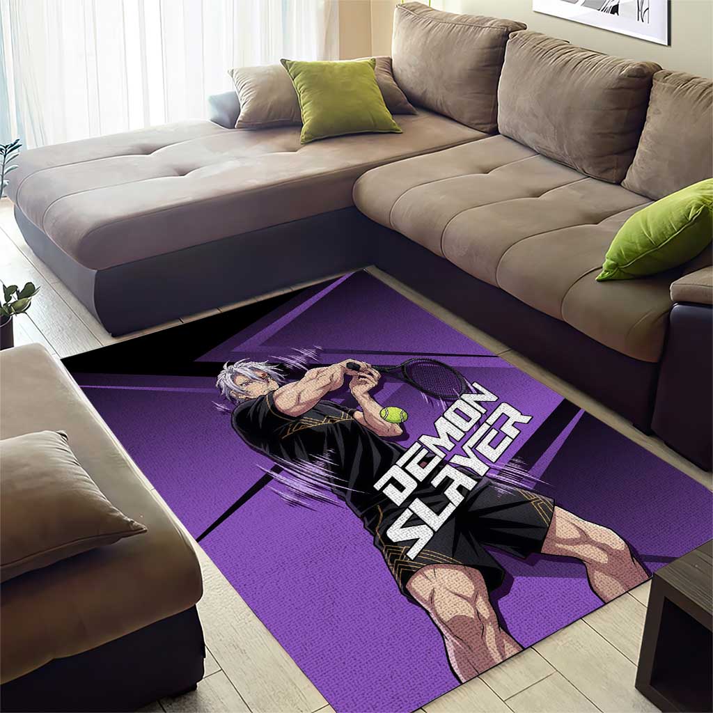 Tengen Uzui Sound Hashira Area Rug Sporty Anime Mashup Style
