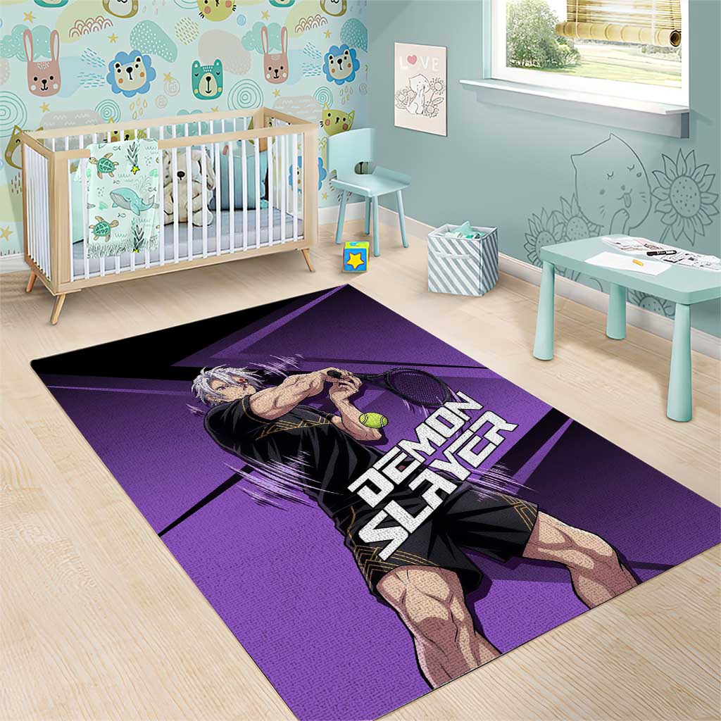 Tengen Uzui Sound Hashira Area Rug Sporty Anime Mashup Style