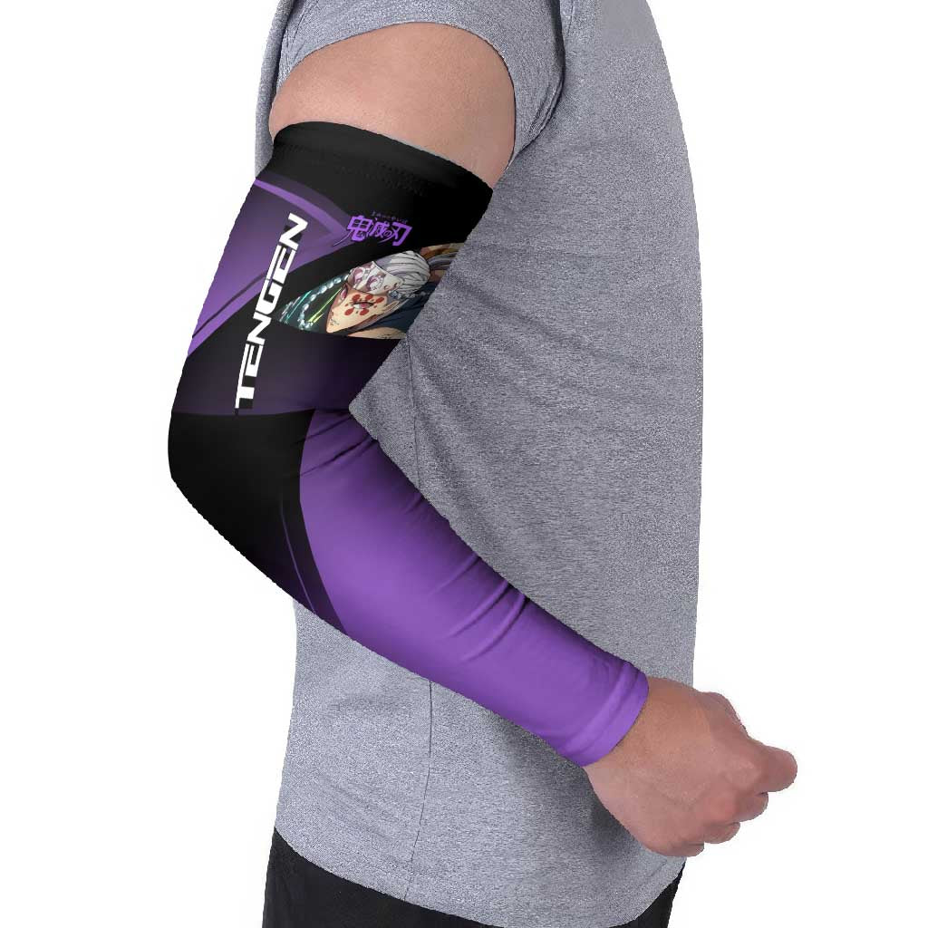 Tengen Uzui Sound Hashira Arm Sleeves Sporty Anime Mashup Style