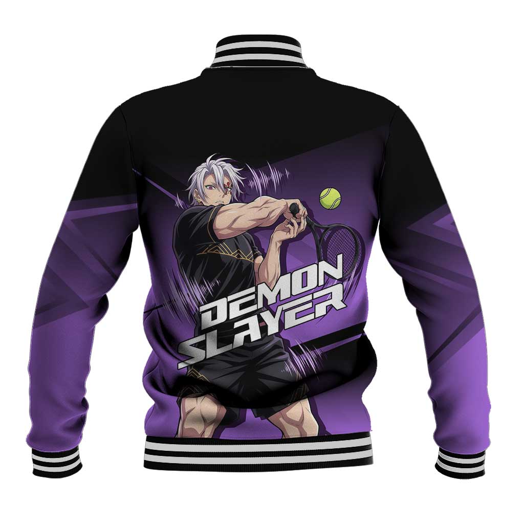 Tengen Uzui Sound Hashira Baseball Jacket Sporty Anime Mashup Style