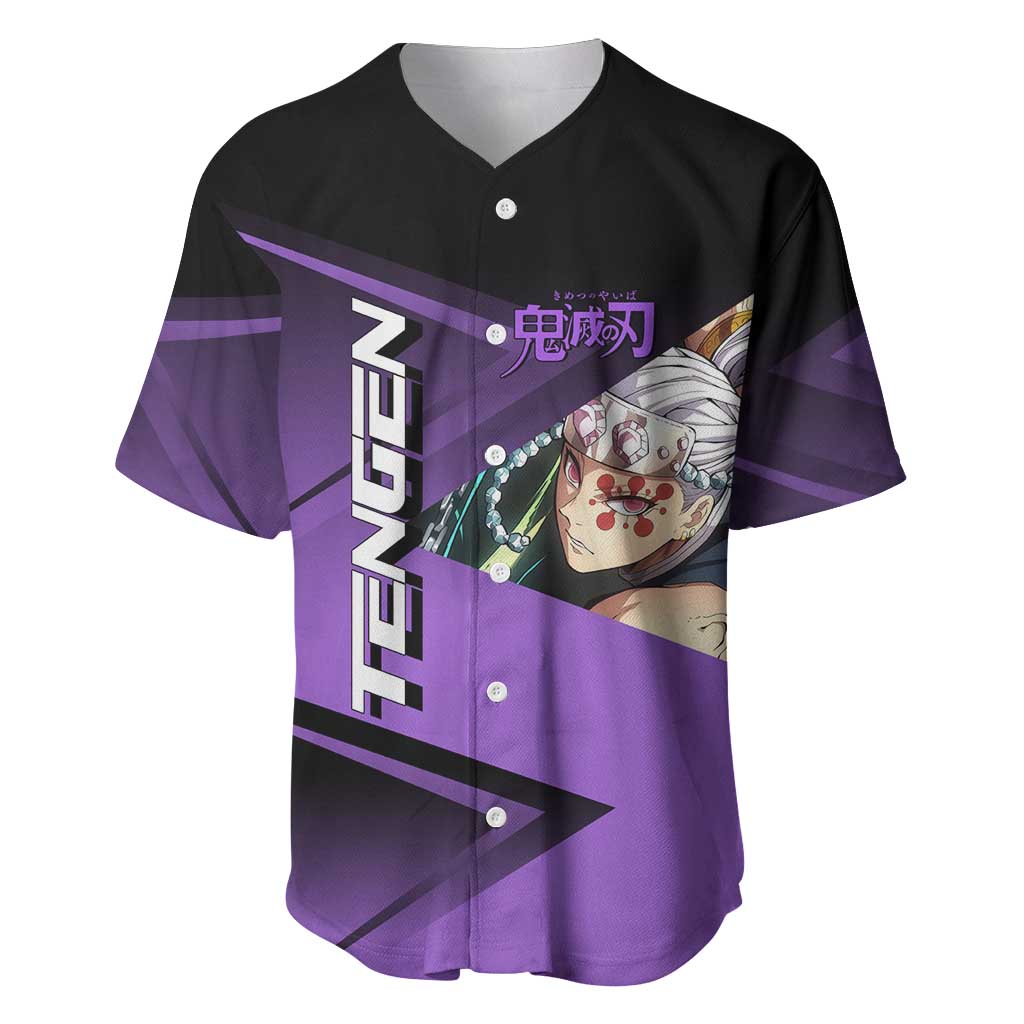 Tengen Uzui Sound Hashira Baseball Jersey Sporty Anime Mashup Style