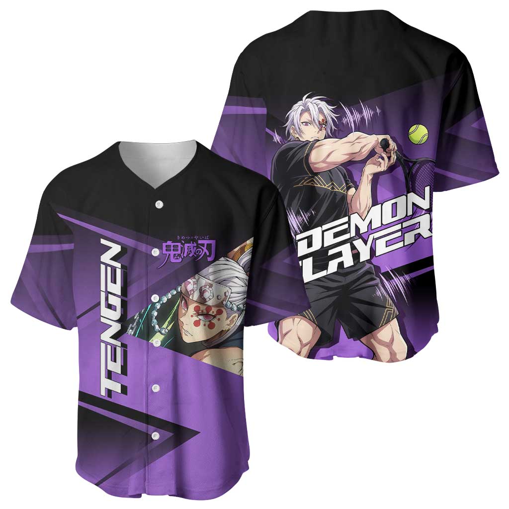 Tengen Uzui Sound Hashira Baseball Jersey Sporty Anime Mashup Style