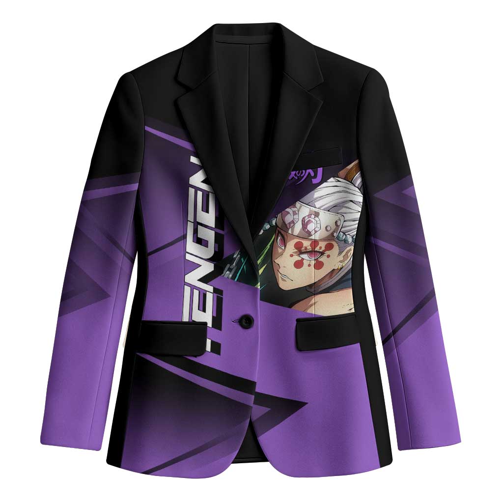 Tengen Uzui Sound Hashira Blazer Sporty Anime Mashup Style