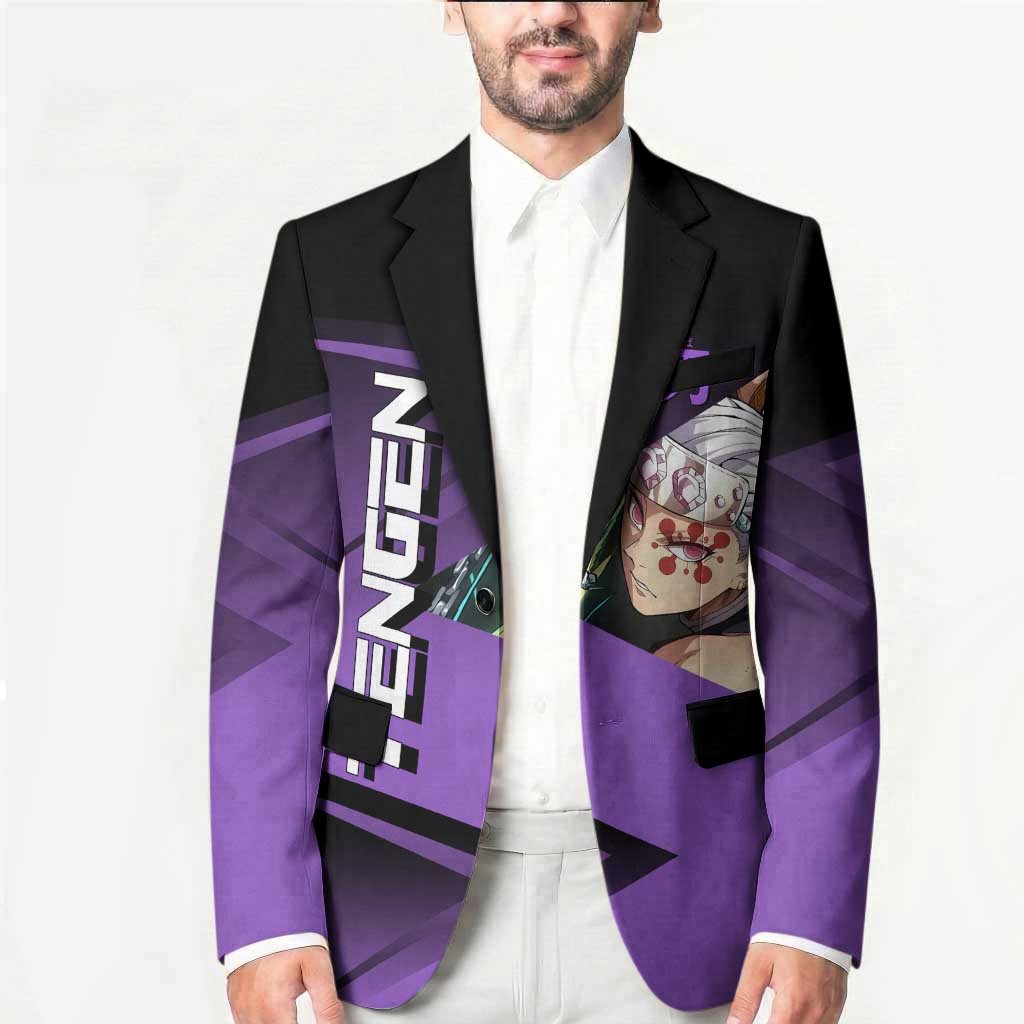 Tengen Uzui Sound Hashira Blazer Sporty Anime Mashup Style