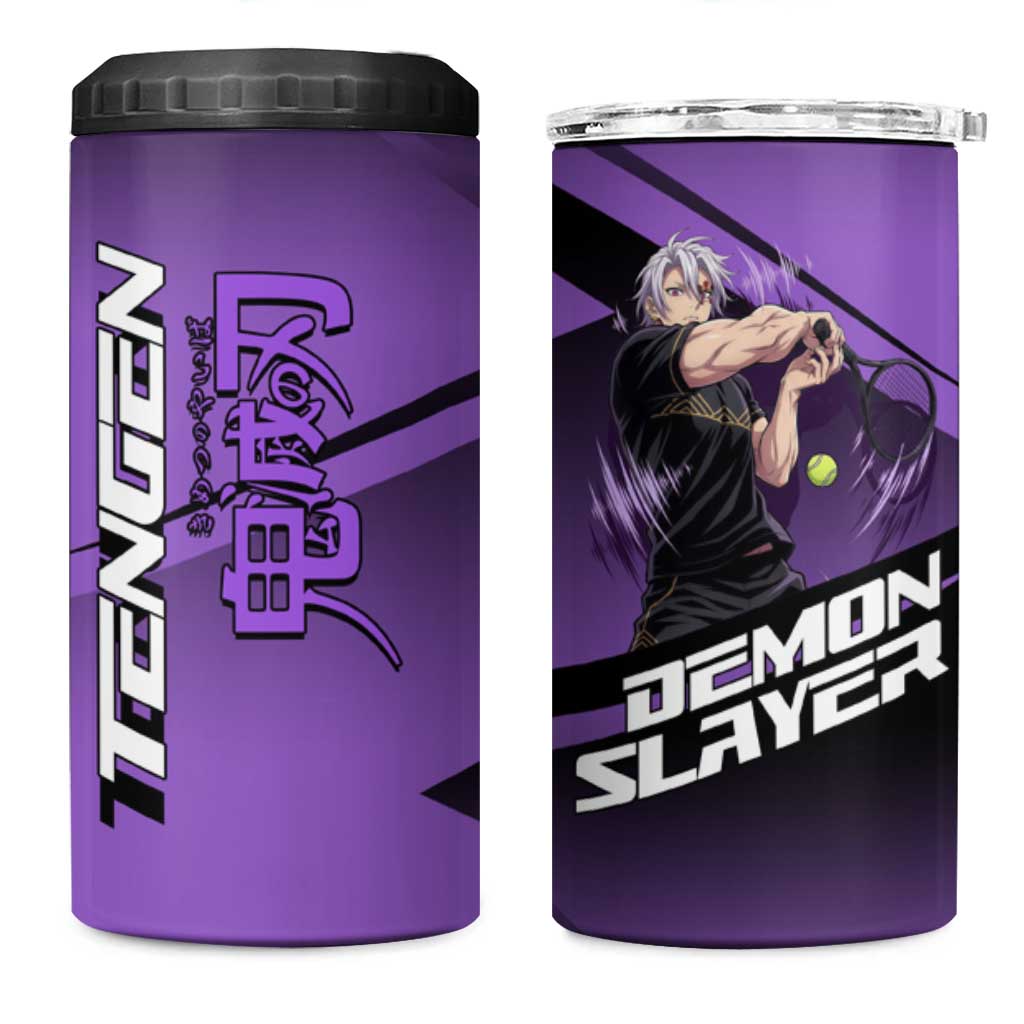 Tengen Uzui Sound Hashira 4 in 1 Can Cooler Tumbler Sporty Anime Mashup Style