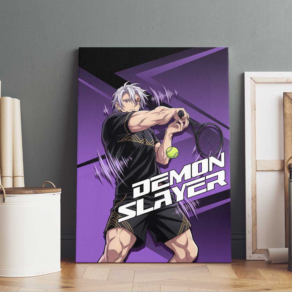 Tengen Uzui Sound Hashira Canvas Wall Art Sporty Anime Mashup Style