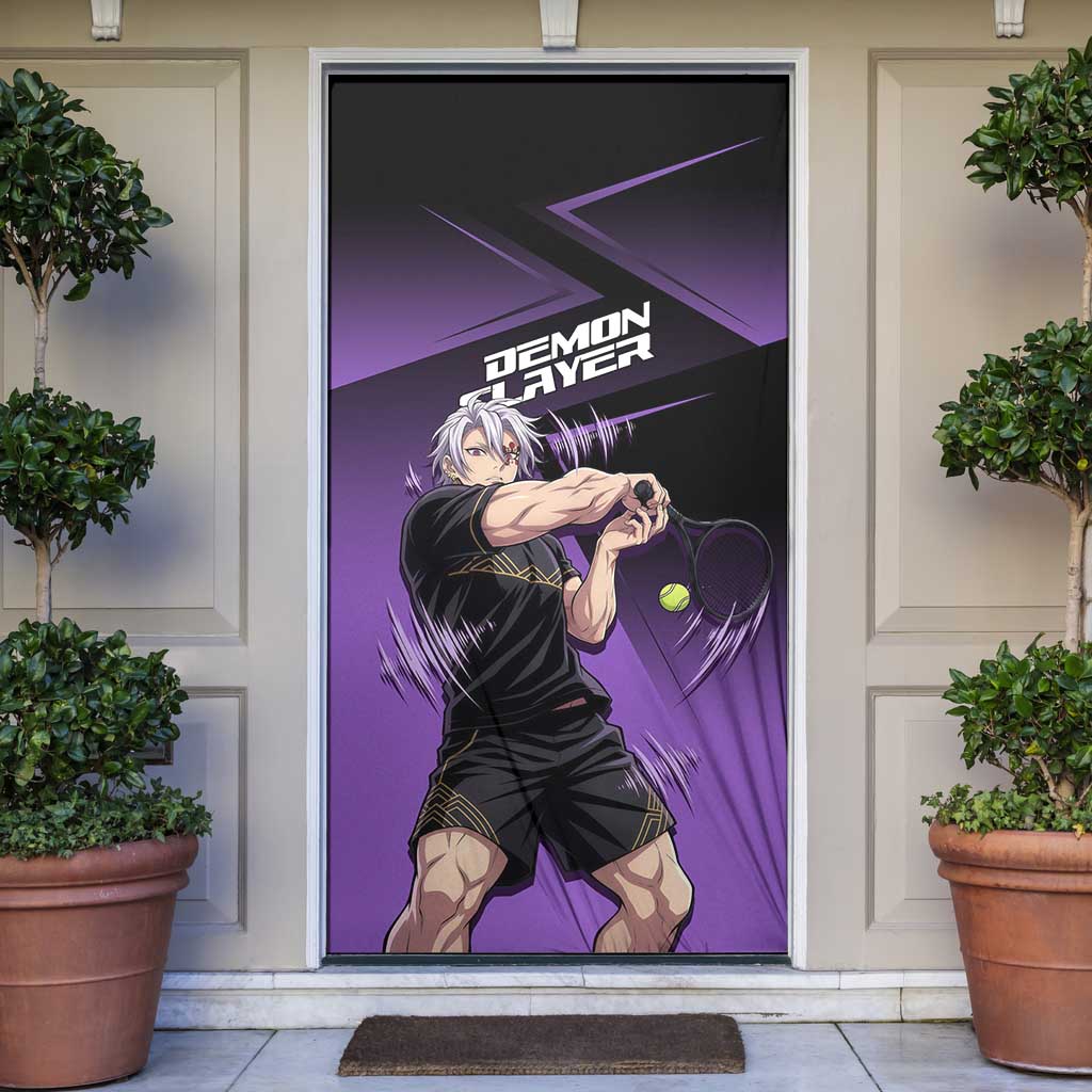 Tengen Uzui Sound Hashira Door Cover Sporty Anime Mashup Style